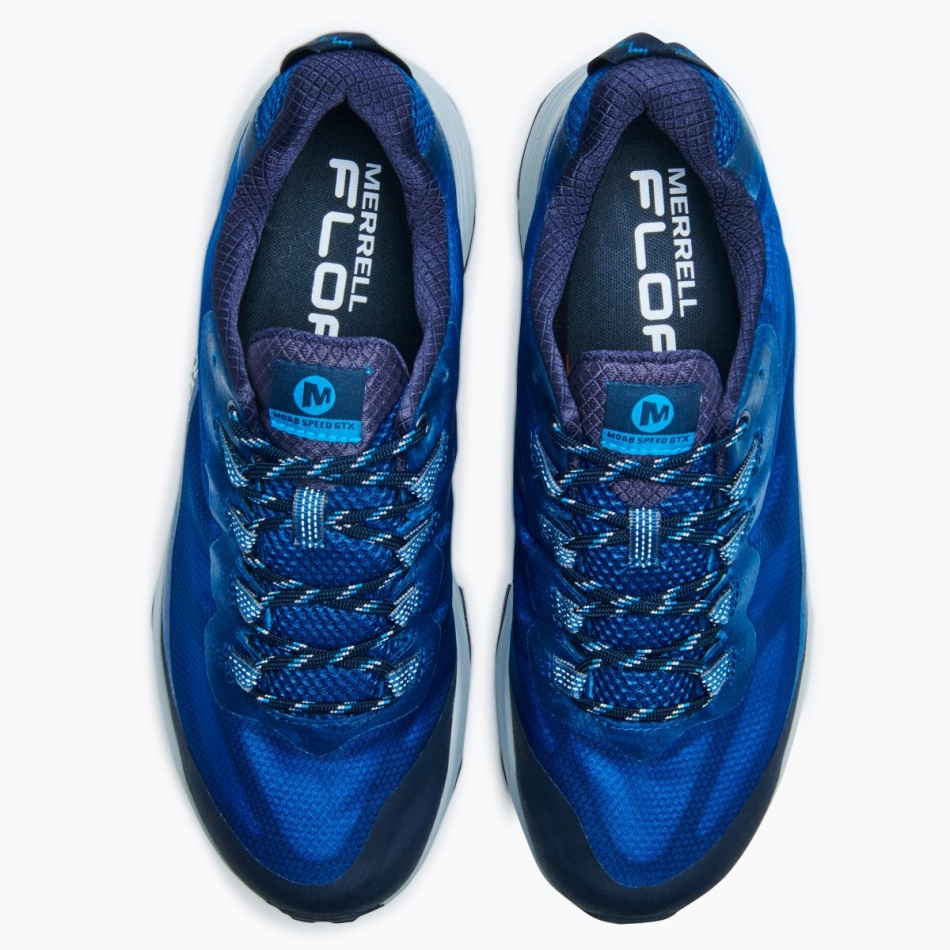 Merrell Hombre Moab Speed Gore-tex Azul Marino