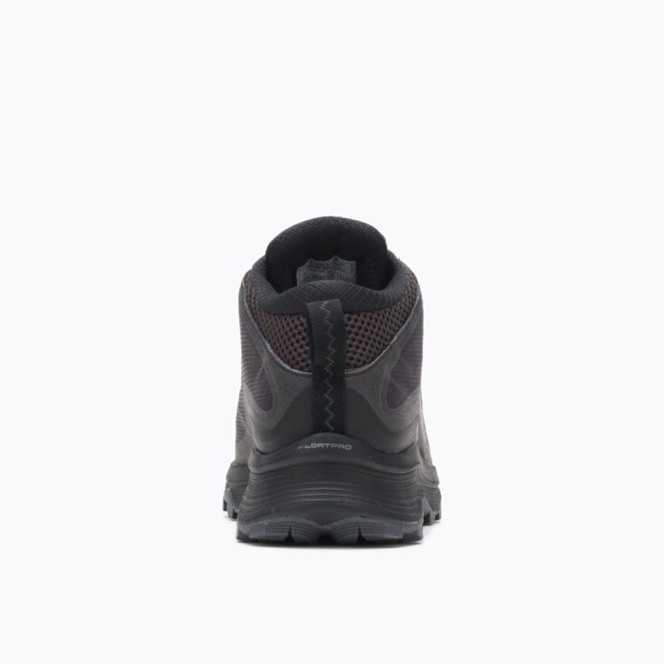 Merrell Hombre Moab Speed Mid Gore-tex Negro-asfalto