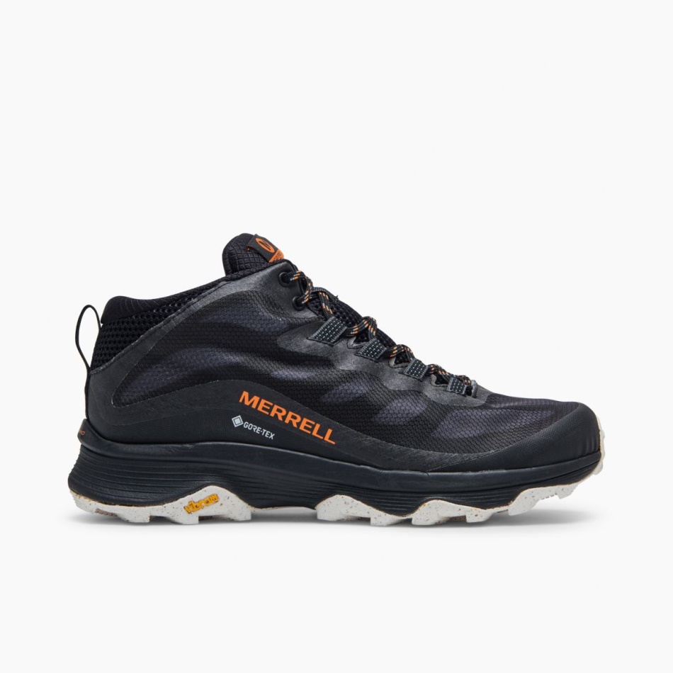 Merrell Hombre Moab Speed Mid Gore-tex Negro