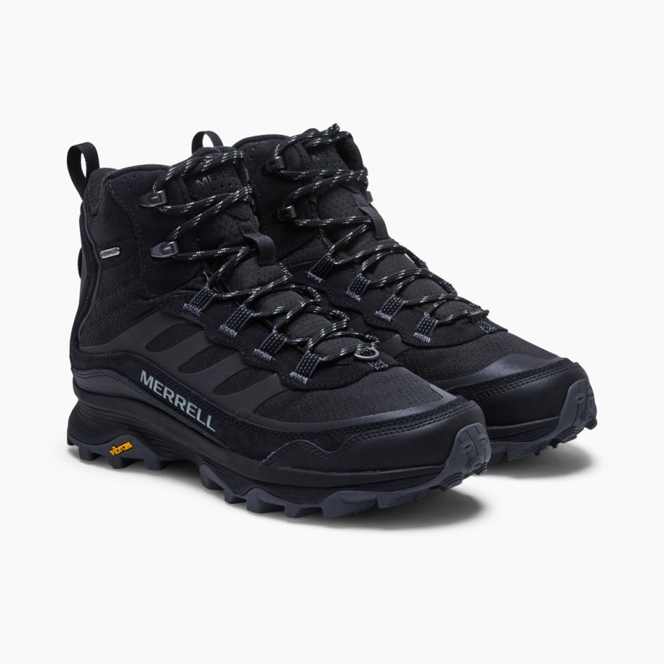 Merrell Hombre Moab Speed Thermo Mid Impermeable Negro