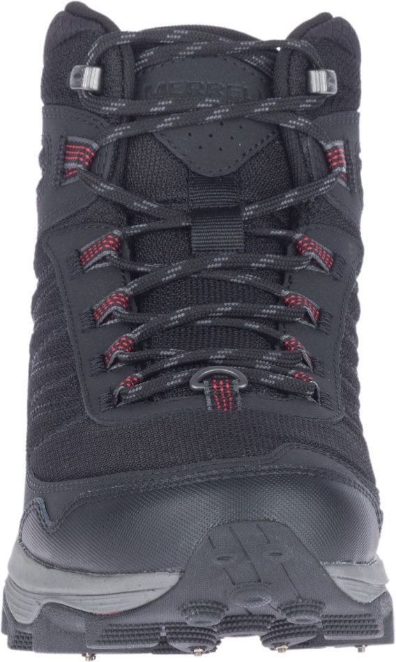 Merrell Hombre Moab Speed Thermo Mid Impermeable Con Clavos Negro