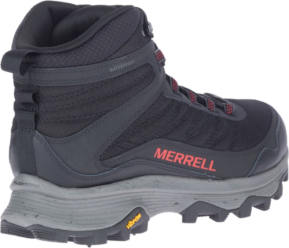 Merrell Hombre Moab Speed Thermo Mid Impermeable Con Clavos Negro