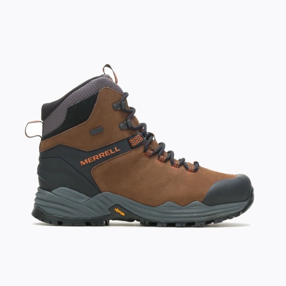 Merrell Phaserbound 2 Alto Impermeable Para Hombre Tierra Oscura