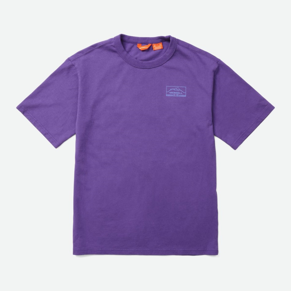 Merrell Men's Sunbaked Japan Tee Royal Purple