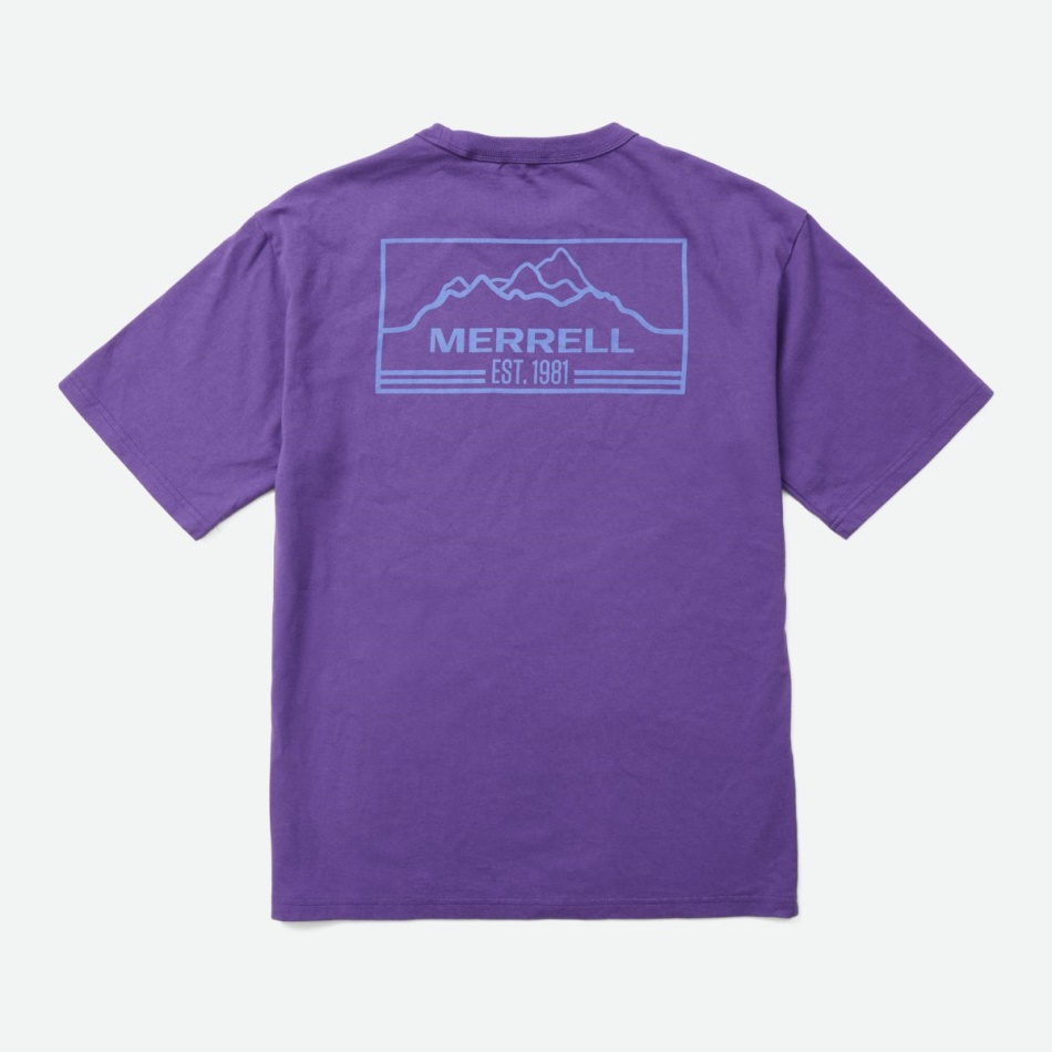 Merrell Men's Sunbaked Japan Tee Royal Purple