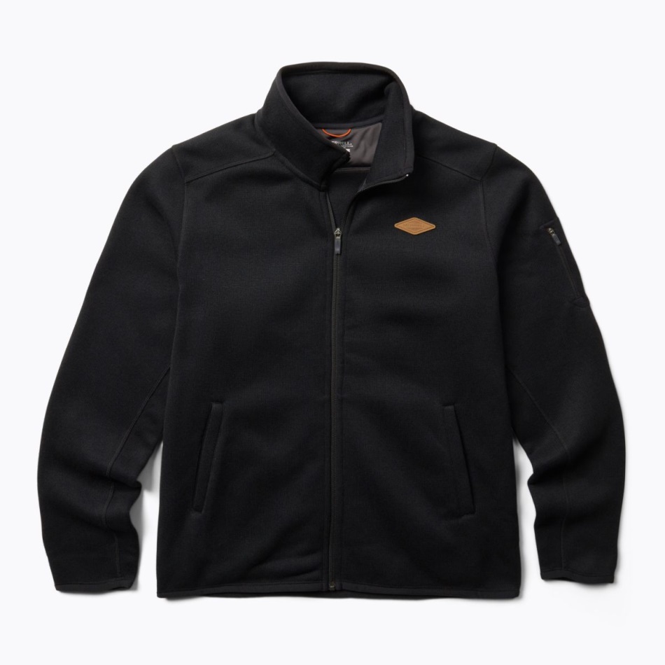 Sudadera Merrell Hombre Weather Full Zip Negro