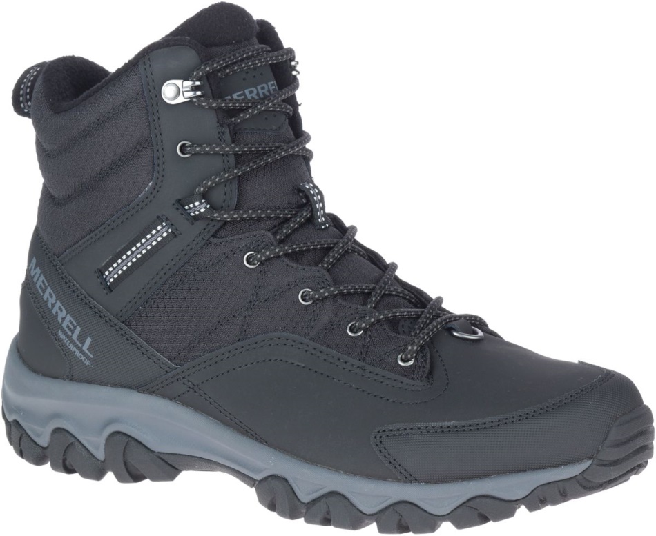 Merrell Hombre Thermo Akita Mid Impermeable Negro