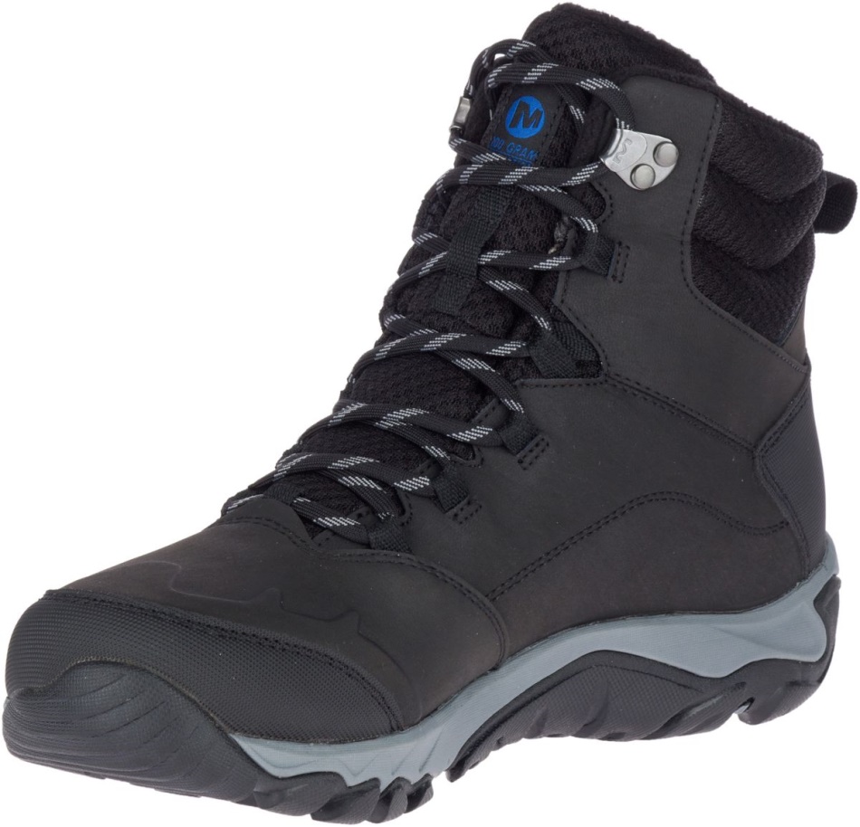 Merrell Hombre Thermo Fractal Mid Impermeable Negro