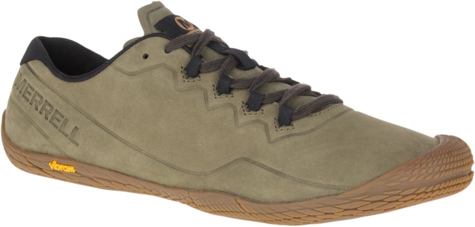 Merrell Hombre Vapor Guante 3 Luna Cuero Polvoriento Oliva