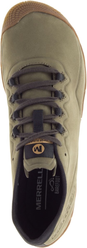Merrell Hombre Vapor Guante 3 Luna Cuero Polvoriento Oliva