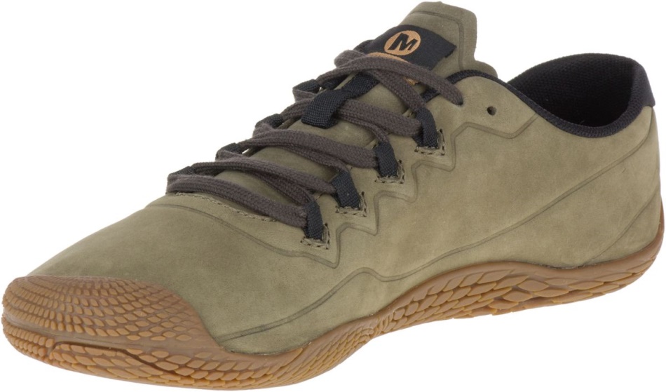 Merrell Hombre Vapor Guante 3 Luna Cuero Polvoriento Oliva