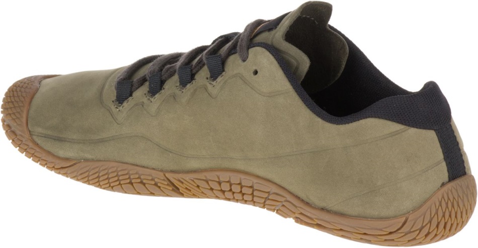 Merrell Hombre Vapor Guante 3 Luna Cuero Polvoriento Oliva