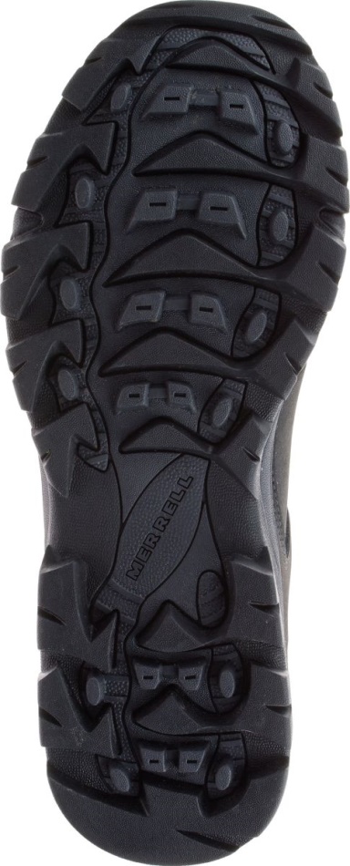 Merrell Hombre Vego Mid Cuero Impermeable Negro