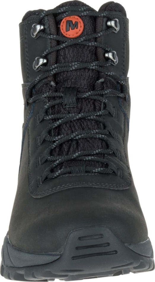 Merrell Hombre Vego Mid Cuero Impermeable Negro