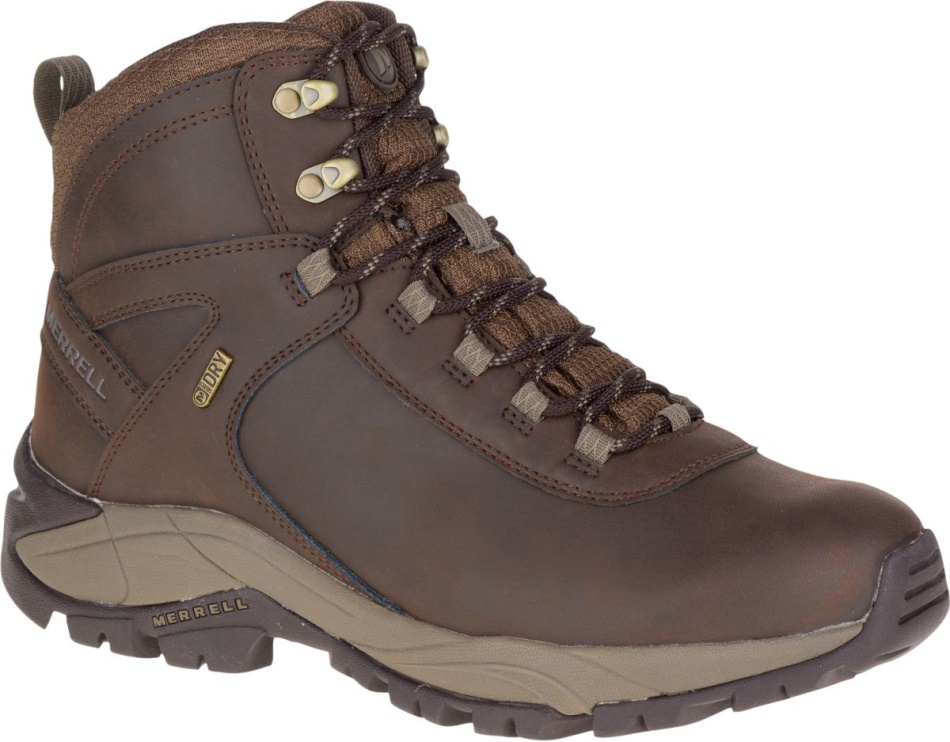 Merrell Vego Mid Cuero Impermeable Espresso Hombre