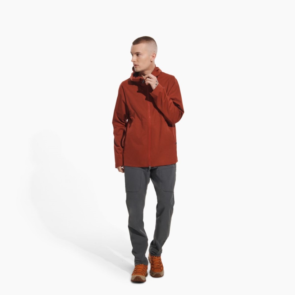 Chaqueta De Lluvia Merrell Susurro Para Hombre Ladrillo