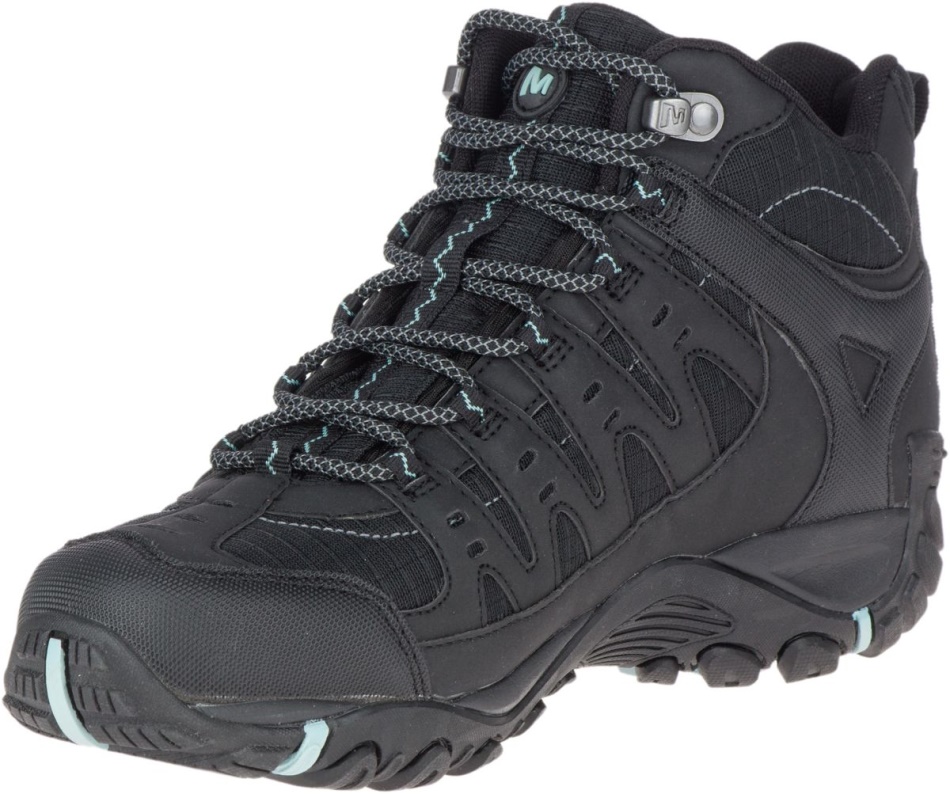 Merrell Mujeraccentor Sport Mid Gore-tex Black-aquifer