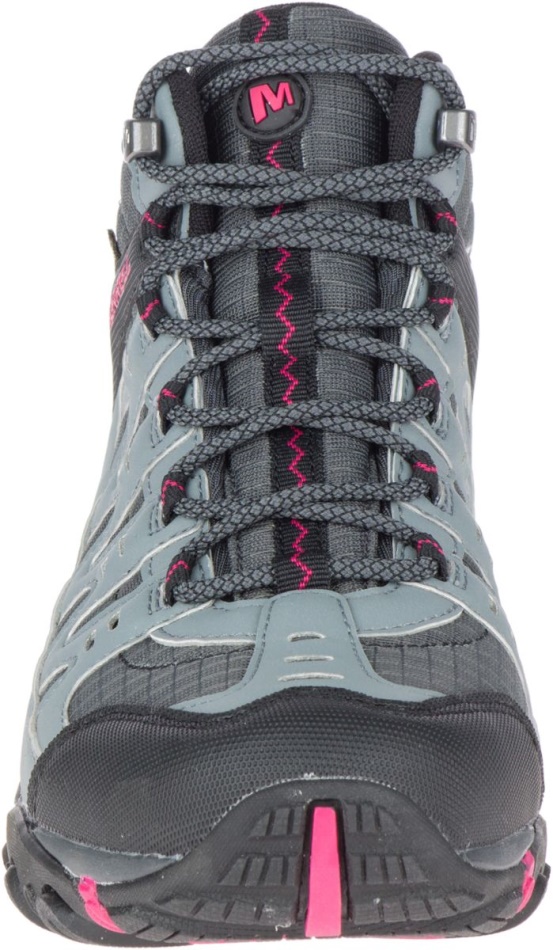 Merrell Mujeraccentor Sport Mid Gore-tex Granite-rose Rojo