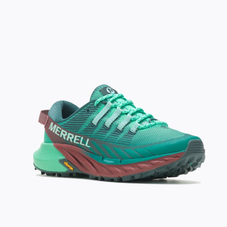 Merrell Agility Peak 4 Mujer Verde Menta