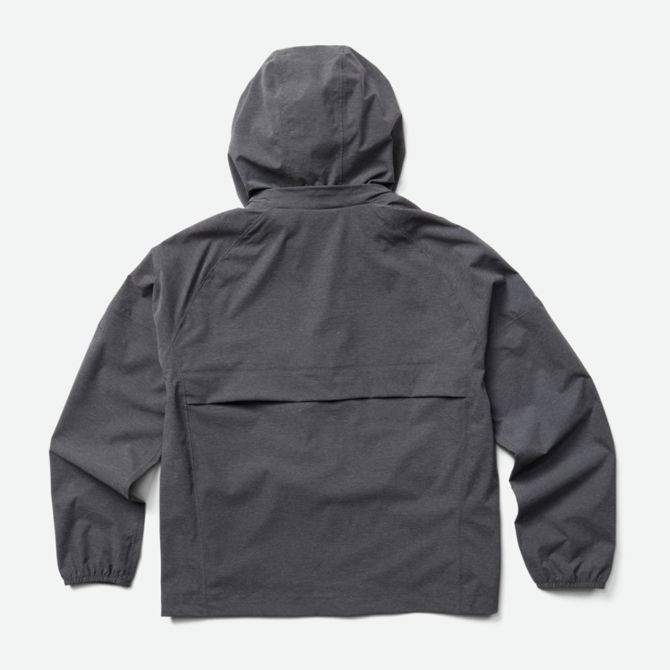 Merrell Alpine Packable Rain Shell Para Mujer, Negro Jaspeado