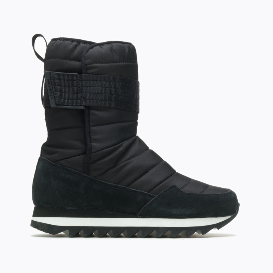 Merrell Mujer Alpine Tall Strap Polar Impermeable Blackout