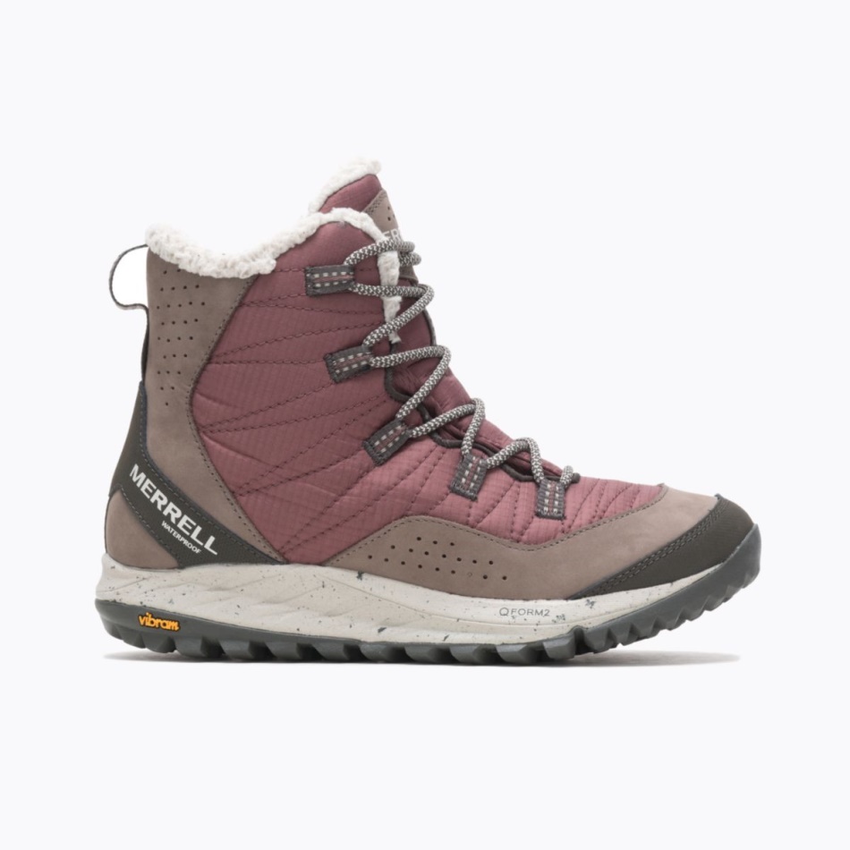 Merrell Antora Sneaker Boot Impermeable Mujer Marron
