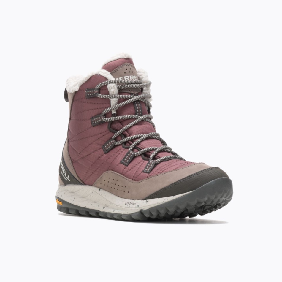 Merrell Antora Sneaker Boot Impermeable Mujer Marron