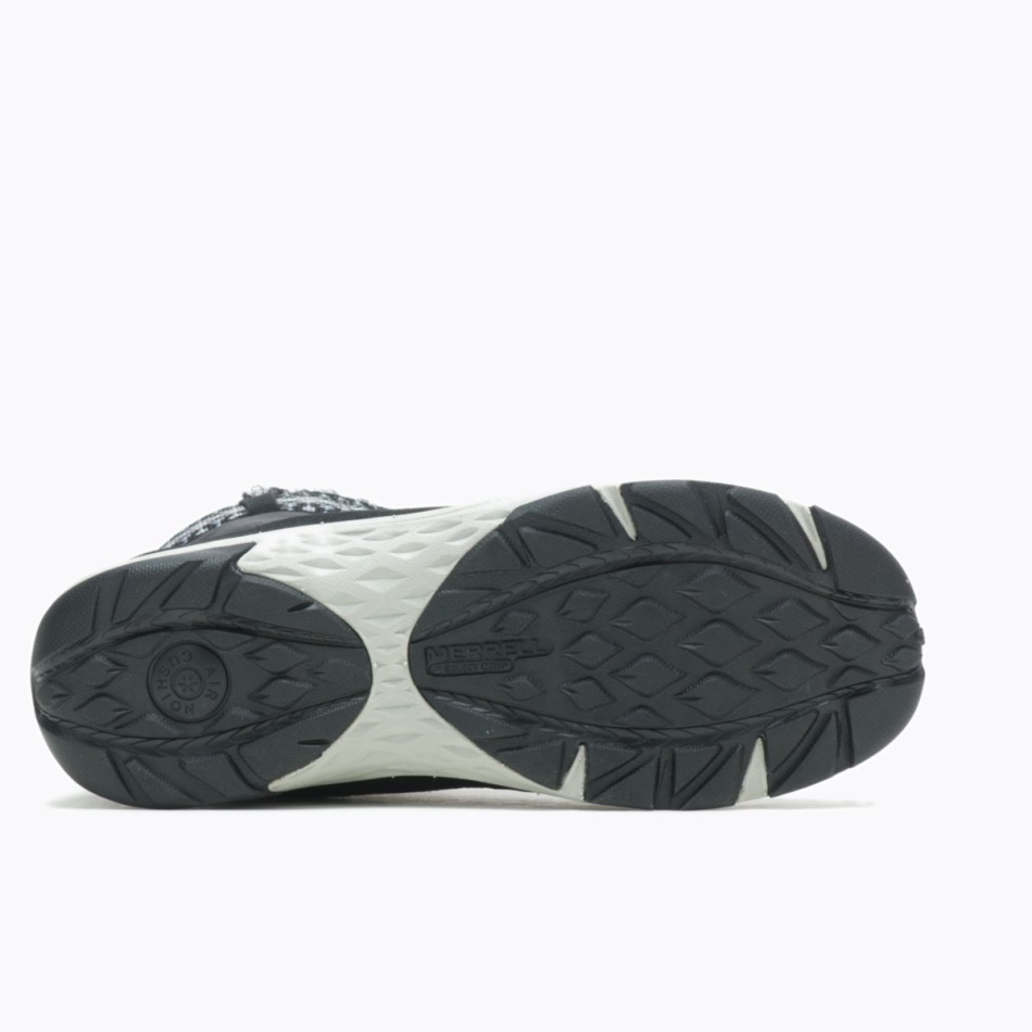 Merrell Mujer Approach Sport Mid Polar Impermeable Negro