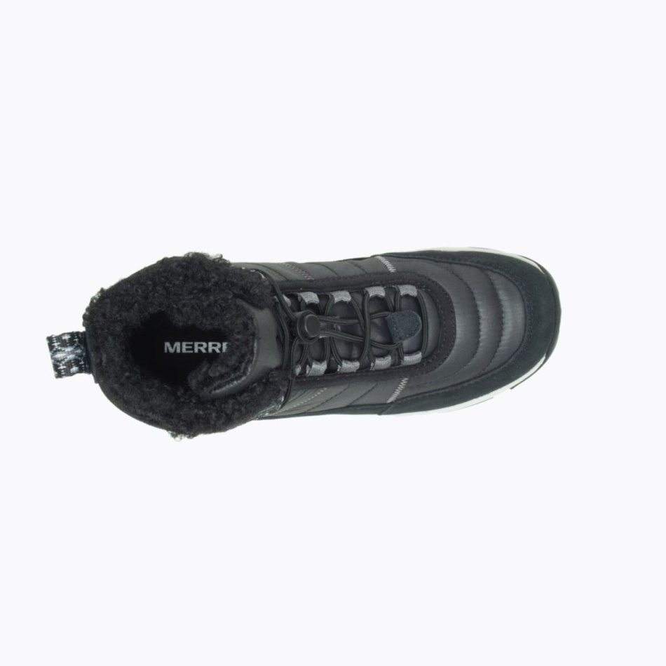 Merrell Mujer Approach Sport Mid Polar Impermeable Negro