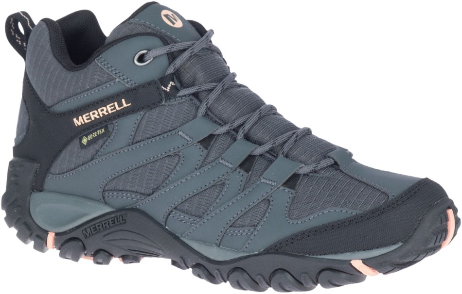 Merrell Claypool Sport Mid Mujer Gore-tex Gris-melocotón