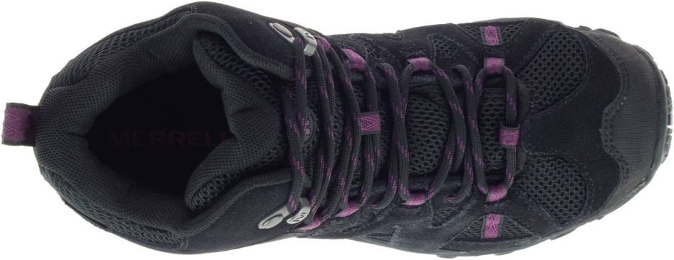 Merrell Mujer Deverta 2 Mid Impermeable Negro-mora