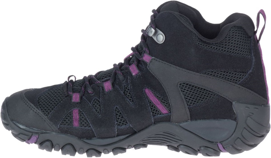 Merrell Mujer Deverta 2 Mid Impermeable Negro-mora