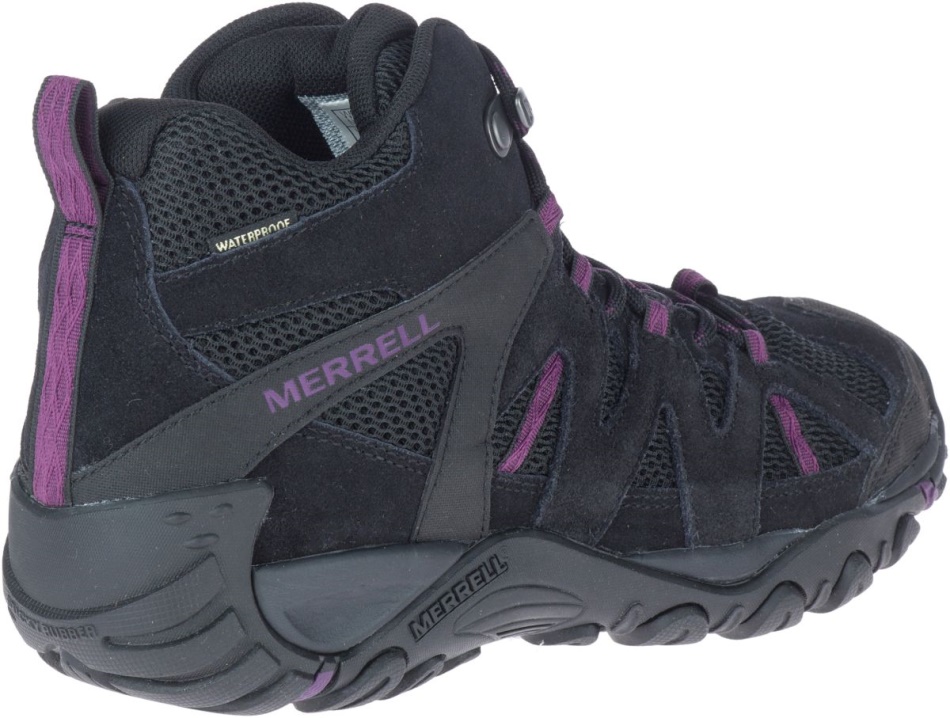 Merrell Mujer Deverta 2 Mid Impermeable Negro-mora