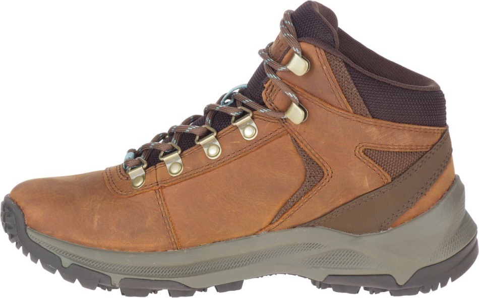 Merrell Mujer Erie Mid Cuero Impermeable Toffee