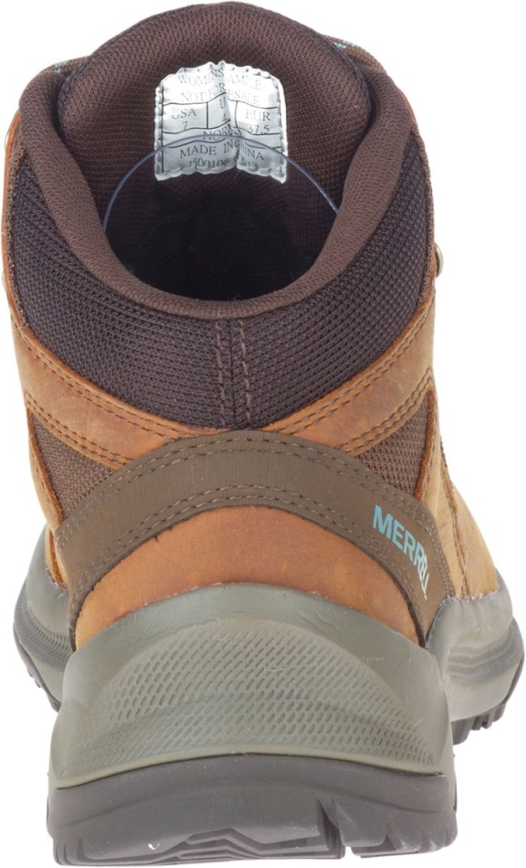 Merrell Mujer Erie Mid Cuero Impermeable Toffee