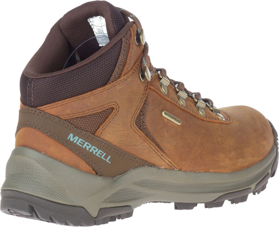 Merrell Mujer Erie Mid Cuero Impermeable Toffee
