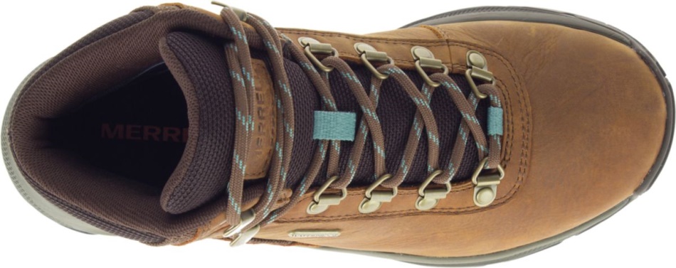 Merrell Mujer Erie Mid Cuero Impermeable Toffee