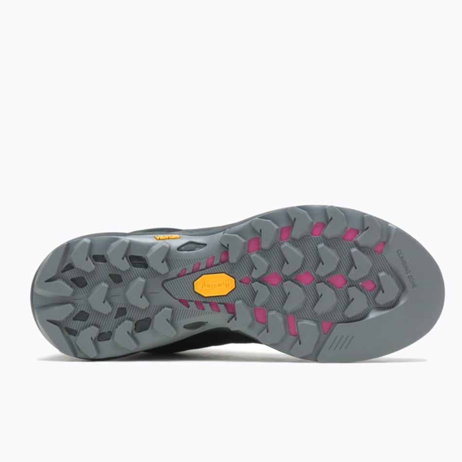 Merrell Mujer Mqm 3 Mid Gore-tex Negro-fucsia