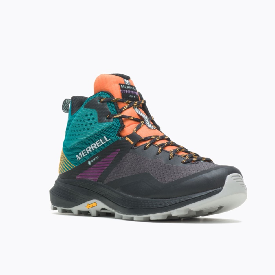 Merrell Mujer Mqm 3 Mid Gore-tex Tangerina-teal