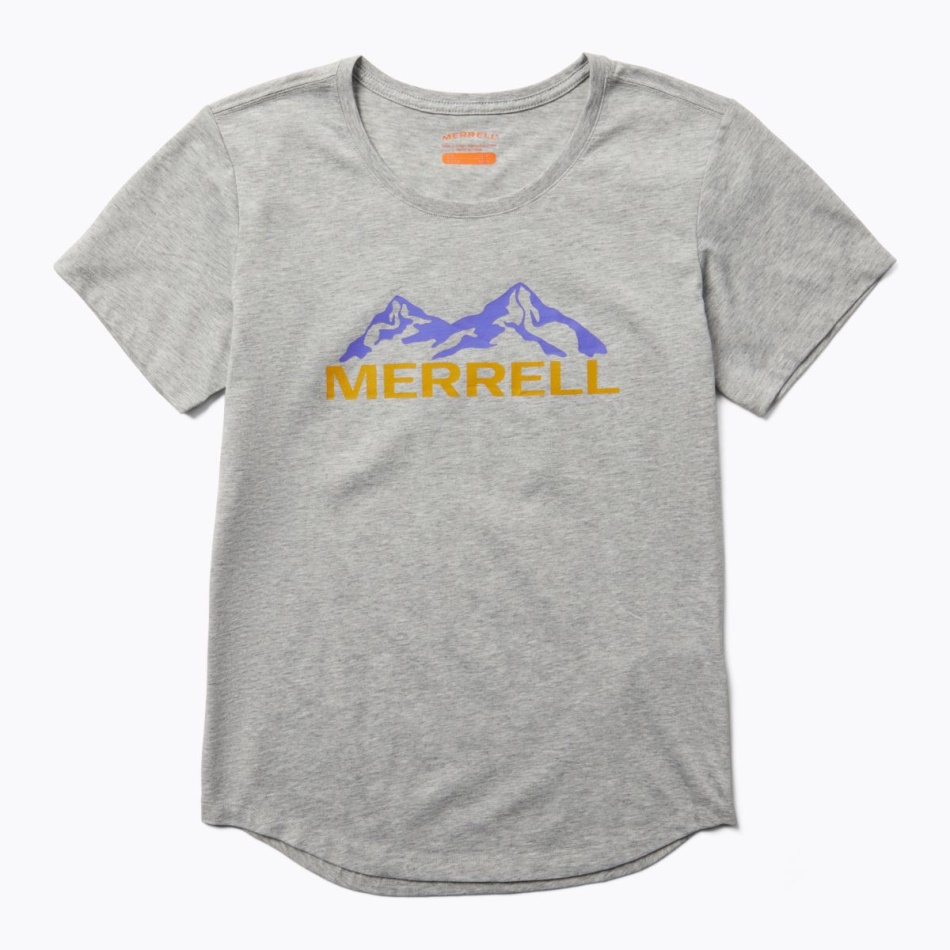 Merrell Mujer Merrell árboles Camiseta Gris Jaspeado