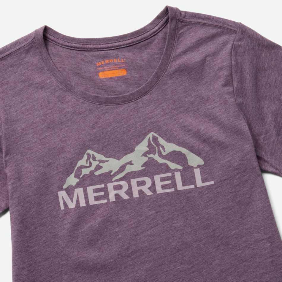 Merrell Mujer Merrell árboles Camiseta Anochecer Brezo