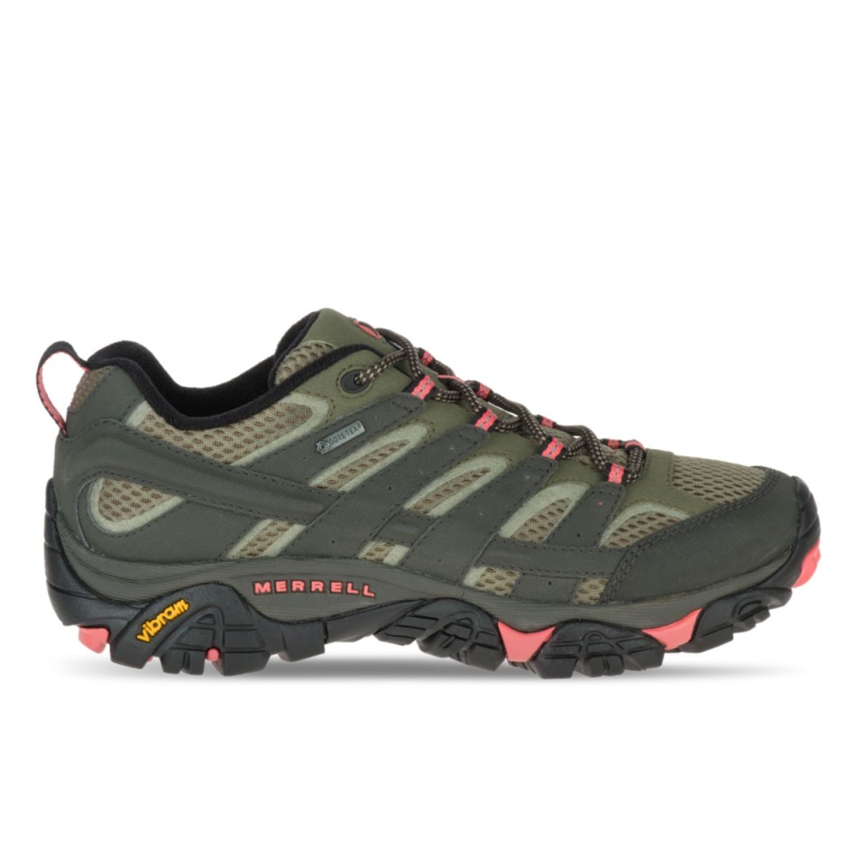 Merrell Mujer Moab 2 Gore-tex Beluga-oliva