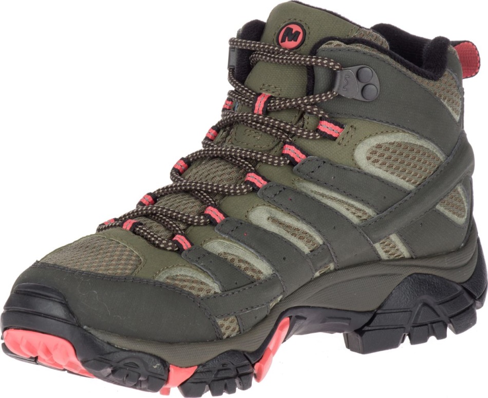 Merrell Mujer Moab 2 Mid Gore-tex Beluga-oliva