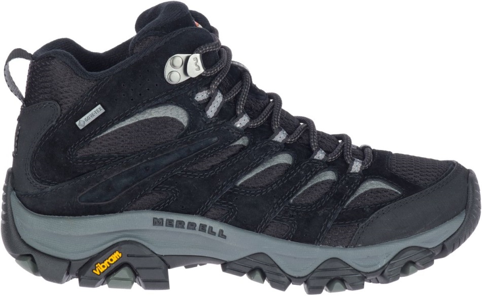 Merrell Mujer Moab 3 Mid Gore-tex Negro-gris