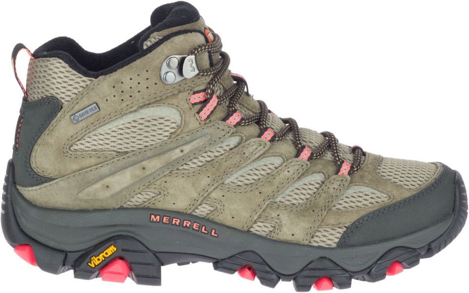 Merrell Mujer Moab 3 Mid Gore-tex Verde Oliva