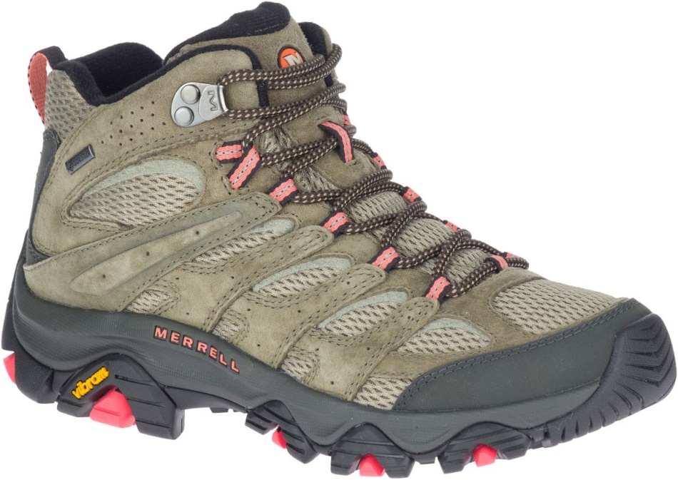 Merrell Mujer Moab 3 Mid Gore-tex Verde Oliva