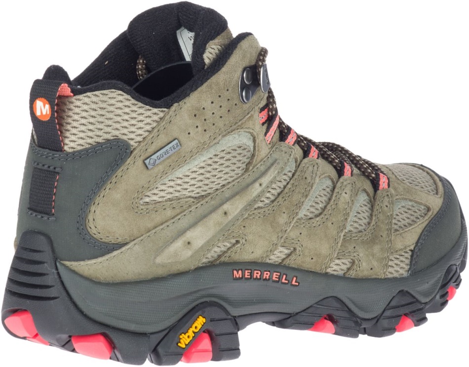 Merrell Mujer Moab 3 Mid Gore-tex Verde Oliva