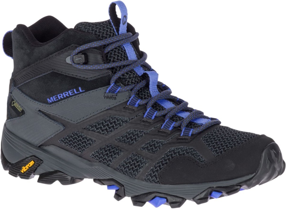 Merrell Mujer Moab Fst 2 Mid Gore-tex Negro-granito