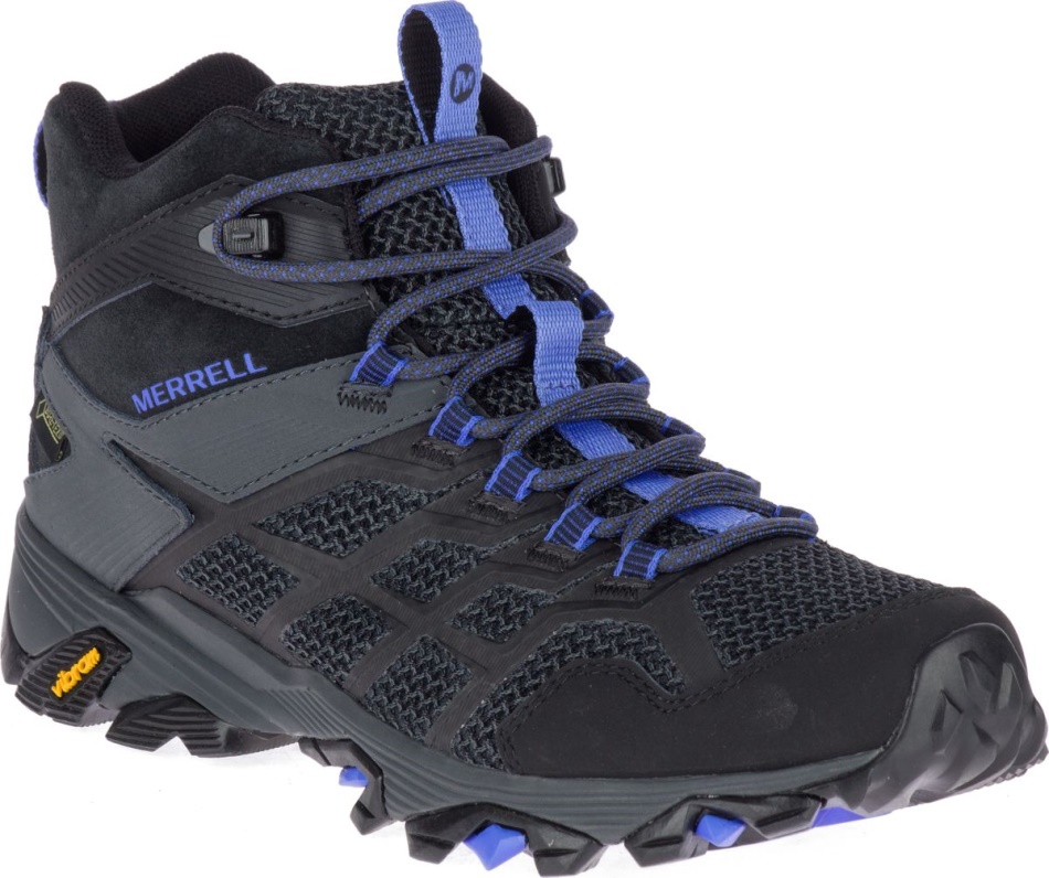 Merrell Mujer Moab Fst 2 Mid Gore-tex Negro-granito