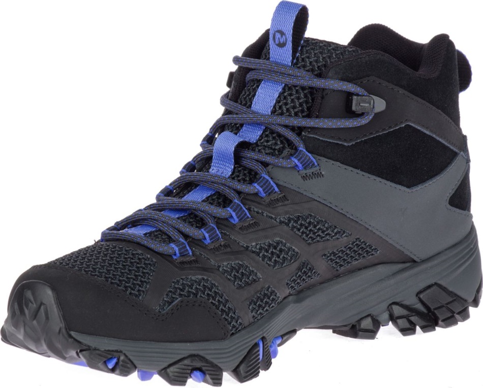Merrell Mujer Moab Fst 2 Mid Gore-tex Negro-granito